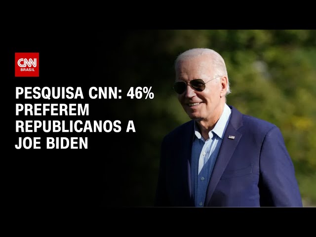 Pesquisa CNN: 46% preferem republicanos a Joe Biden | O GRANDE DEBATE