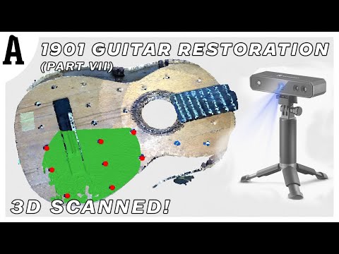 120 Years Old Guitar Restoration  (VII) - A guitar gets scanned! - Anjuda Guitars Nº20