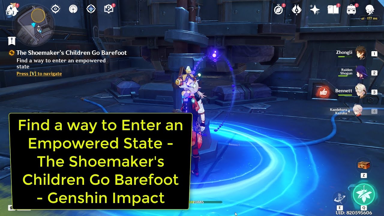 Find a way to Enter an Empowered State - The Shoemaker's Children Go Barefoot - Genshin Impact