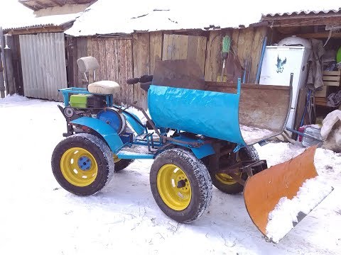 мини трактор задний привод переломка  нива мб 2  на жигулёвских калёсах обзор