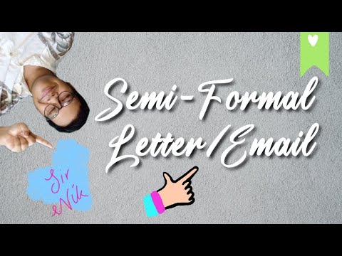 [ TCH41210 ] ENGLISH LANGUAGE FORM 4 FULL BLAST | UNIT:6 TIME OUT | SEMI-FORMAL LETTER/EMAIL