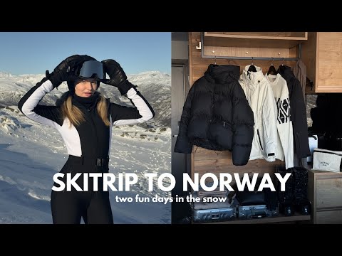 Norway vlog⎢ski trip, spa hotel, couples getaway, trying our new drone