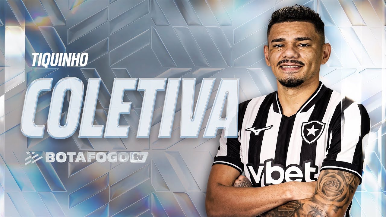 AO VIVO | Botafogo apresenta oficialmente centroavante Tiquinho Soares
