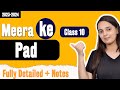 Meera Ke Pad Class 10 Hindi | Meera Ke Pad Class 10 Sparsh Chapter 2 | Batch 2023-2024