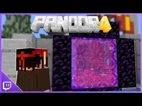 Exploring the Nether in Pandora SMP 4!