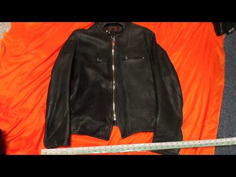 SCHOTT NYC  CAF 1 RACER  IN STEERHIDES VINTAGED