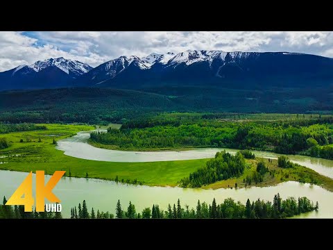 Fascinating Aerial Views of Canada Parks - 4K Cinematic Drone Footage + Ambient Music - Part #9