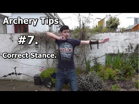 Archery Tips #7: (For Beginners) - The Correct Stance [HD 1080p]