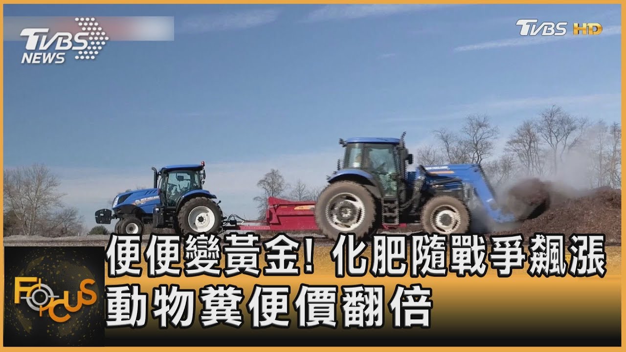 便便變黃金!化肥隨戰爭飆漲 動物糞便價翻倍