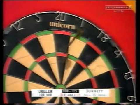 Keith Deller v Richie Burnett - 2001 World Darts Championships Part 4/5