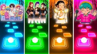 Neon Girls vs Pop Singer vs Idol Dance | Tiles Hop EDM Rush | V Gamer