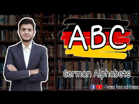 German Alphabets | ä ö ü ß | German ABC | Lesson-1 A1 | German Language |