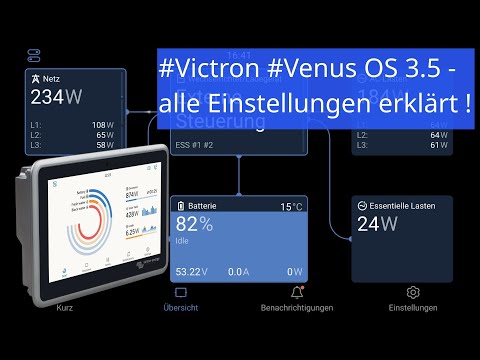 ☀️ #Victron #Venus OS 3.5 - all settings explained!