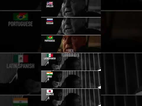 “I'm Batman” in 6 different languages #shorts #batman