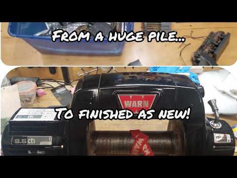 Warn 9.5ti Restoration DONE!