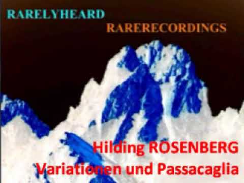 Hilding Rosenberg Variationen und Passacaglia
