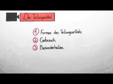 Teilungsartikel auf Französisch: l'article partitif einfach erklärt
