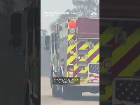 Part of Florida's Turnpike is closed due to wildfires