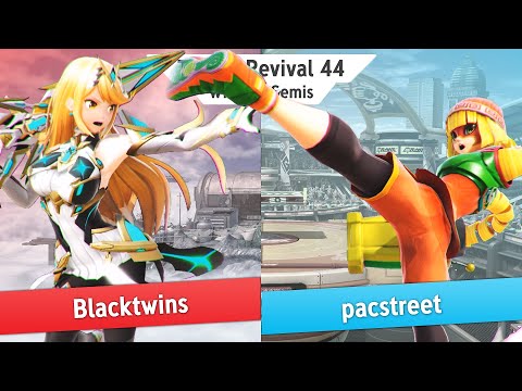 Tempo Revival 44 - Blacktwins (Pyra/Mythra, Pichu) Vs. pacstreet (Min Min) - Winners Semis - SSBU