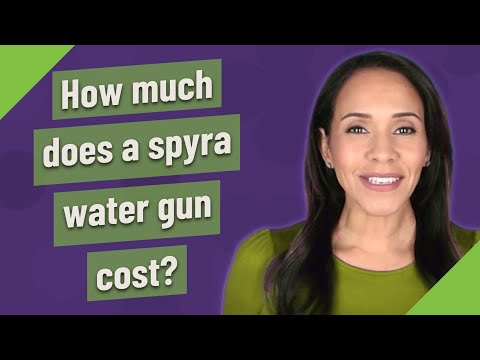 How much does a spyra water gun cost?