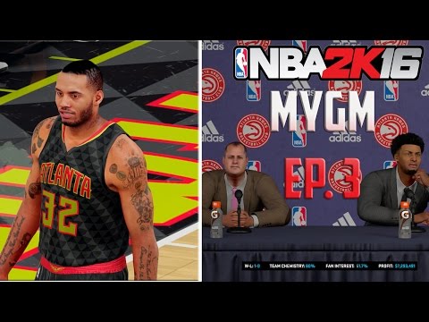 NBA 2K16 Atlanta Hawks MyGM Ep 3 - Opening Night! (Season 1)