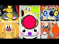 Cuphead - All Bosses With One Secret Exploder Hit Glitch (Mini & Secret Bosses Included)