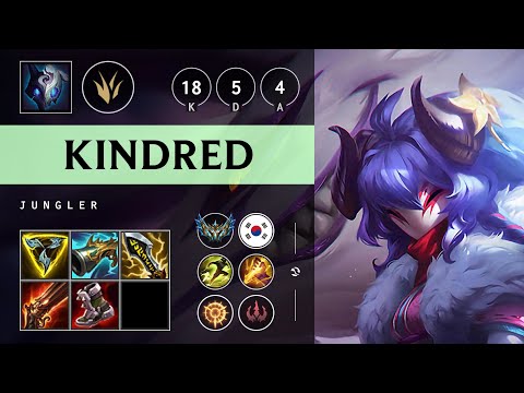 Kindred Jungle vs Nidalee - KR Challenger Patch 25.12