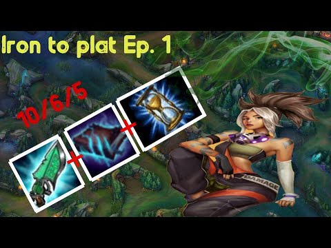 Akali vs Veigar | Iron to plat EP 1.
