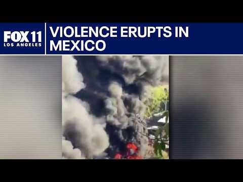 Violence erupts in Mexico after death of cartel leader
