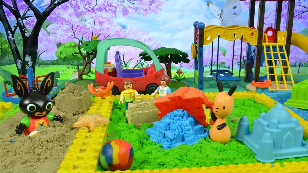 Bajka Bing po polsku  Zabawa Binga i Flopa w piaskownicy