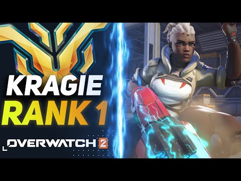 KRAGIE GETS RANK 1 LADDER - SOJOURN GOD - 0.01% RANKED PLAYER  - Overwatch 2 Montage