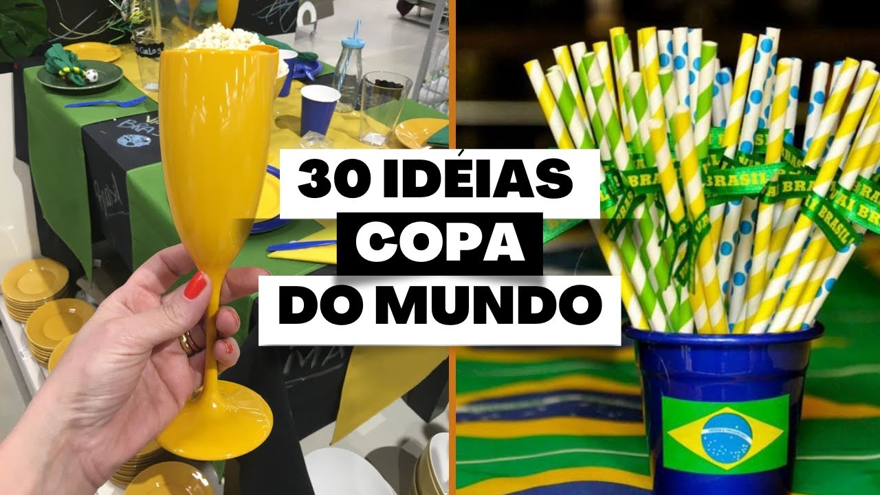 DIY- 30 IDÉIAS CRIATIVAS PARA COPA DO MUNDO #ideiascriativas #copadomundo