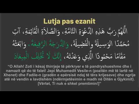 Lutja pas ezanit