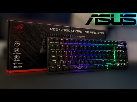 The ASUS ROG Strix Scope II 96 Wireless Gaming Keyboard