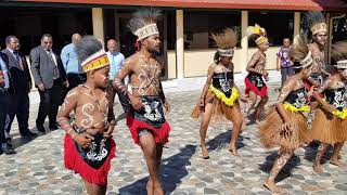 West Papua Dance in Papua New Guinea in Lae international  Hotel