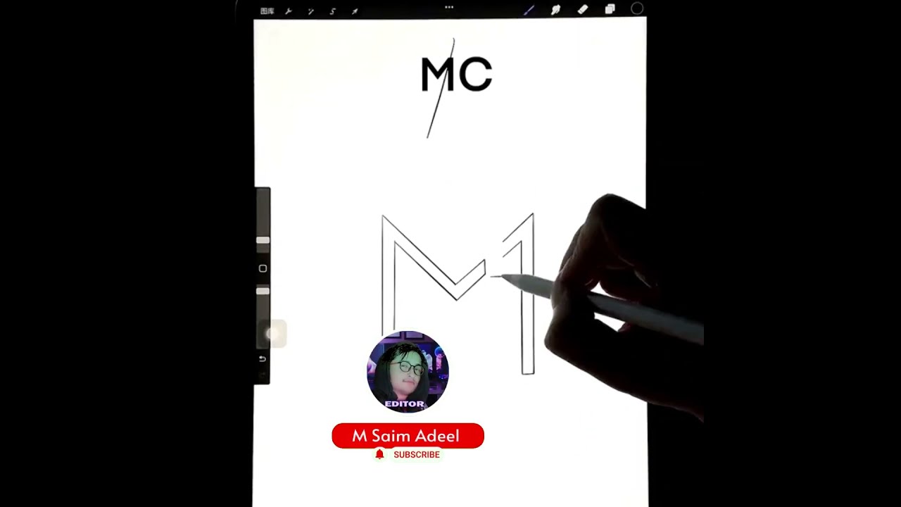 Mc Logo Designing in illustrator 😍😘😘❤