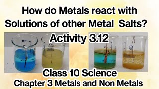 Activity 3.12 |Class 10 Science | Chapter 3 Metals and Non metals
