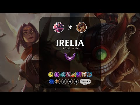 Irelia Mid vs Ziggs - EUW Master Patch 13.6