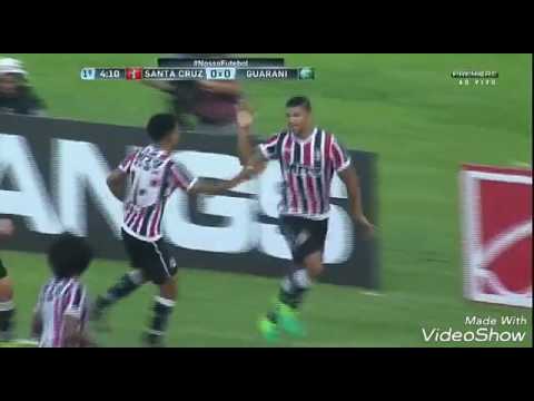 Gols - Santa Cruz 2x1 Guarani - Brasileirão Série B 2017