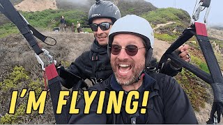 My first time PARAGLIDING in San Francisco!