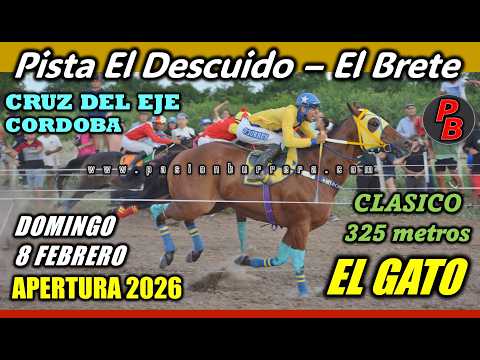 EL GATO: CLASICO en PISTA EL DESCUIDO de EL BRETE, CRUZ DEL EJE (08-02-2026)