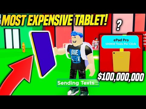 BUYING The MOST EXPENSIVE TABLET In TEXTING SIMULATOR UPDATE!! (Roblox)