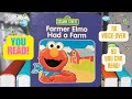 YOU Read Sesame Street Farmer Elmo Had A Farm Book