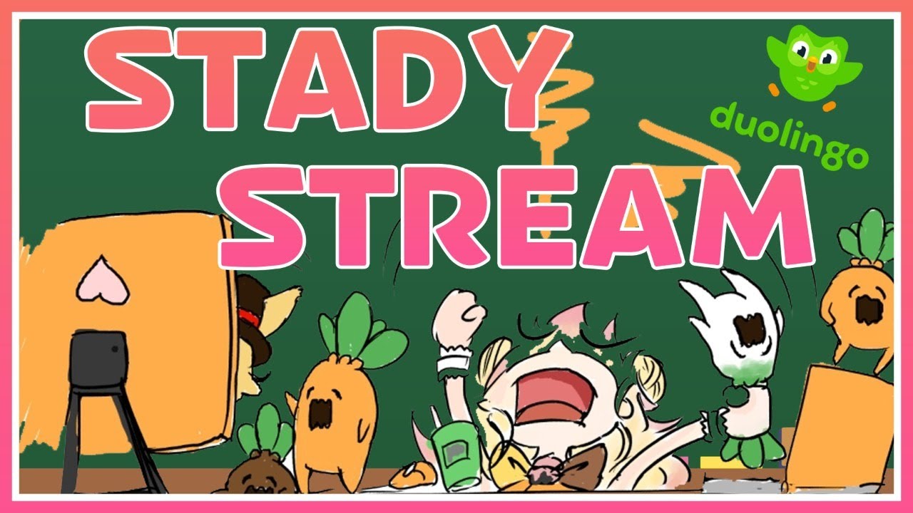 【Duolingo】🍑STADYYYYYYYYYYYY!!!!!!!!!🍑【桃鈴ねね/ ホロライブ】