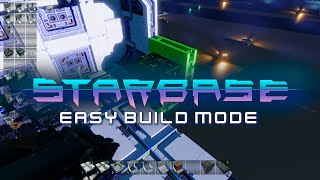 Starbase: как выглядит строительство космических кораблей в режиме Easy Build Mode