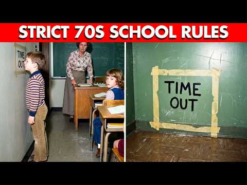 25 Strict 1970s School Rules That Would Be ILLEGAL Today