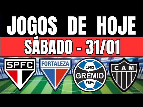 TODAY'S GAMES | BRAZILIAN CHAMPIONSHIP 2026 | SATURDAY 01/31/2026 | TODAY'S GAMES
