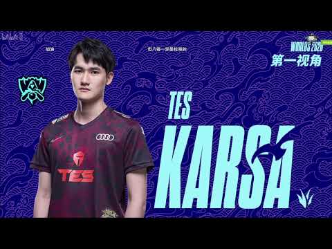 [Proview] TES KARSA LEE SIN | FNC vs TES - Worlds 2020 QuarterFinals Game 5 | KARSA
