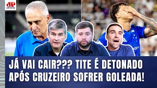 "JÁ ESTÃO PEDINDO A CABEÇA do TITE no CRUZEIRO, gente! Ele FOI GOLEADO pelo BOTAFOGO e..."