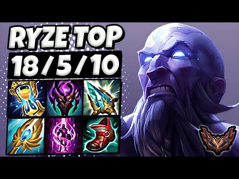 Ryze vs Singed [ TOP ] Lol Korea Grandmaster Patch 14.21 ✅